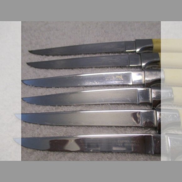 Vintage Carvel Hall by Briddell Steak Knives - Set of 6 - Picture 4 of 9